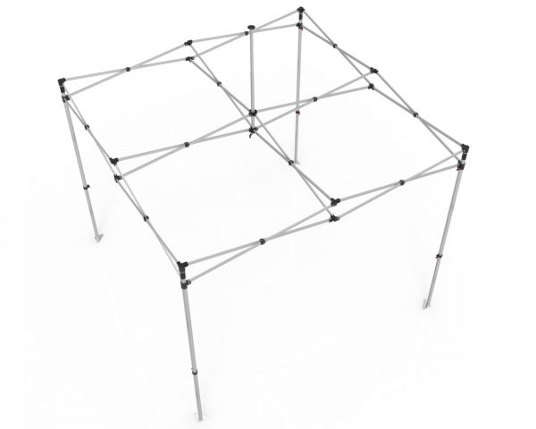 Tent3_4 10x10ft Aluminum Folding Canopy Tent Frame