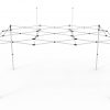 10x15ft Aluminum Folding Canopy Tent Frame
