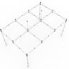 Tent4_4 10x15ft Aluminum Folding Canopy Tent Frame