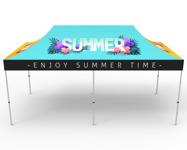 Tent6_1 10x20ft Aluminum Folding Canopy Tent Frame