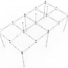 Tent6_4 10x20ft Aluminum Folding Canopy Tent Frame